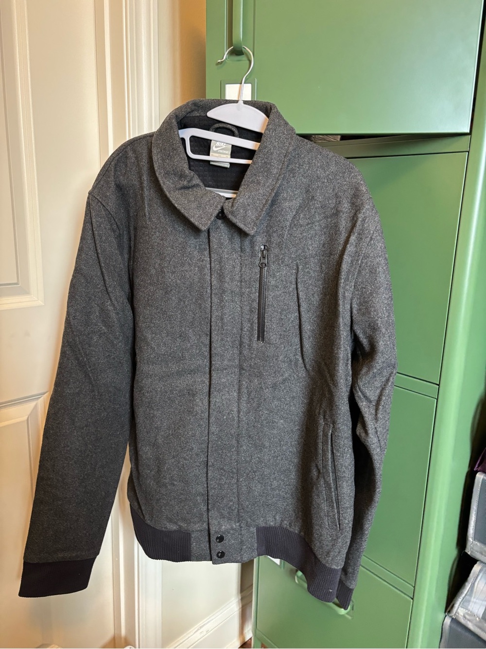 Nike wool coach destroyer jacket